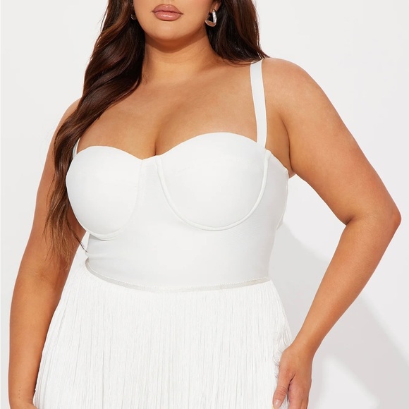 Bridal Event Fringe Corset Dress - perfect for your bachelorette party! - Picture 2 of 4